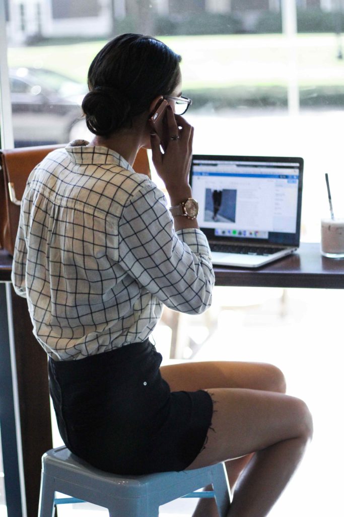 Writing blog posts on a Macbook
