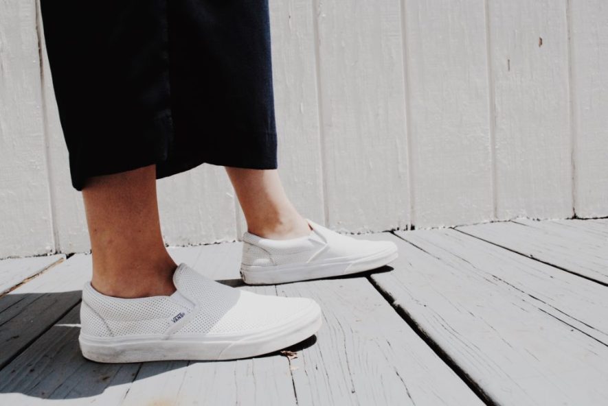 Vans with cropped culottes
