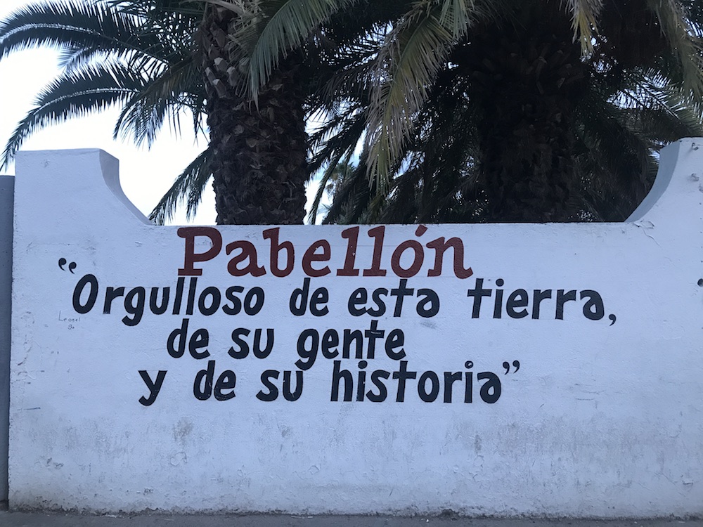 Pabellón: "Proud of this land, its people, and its history."