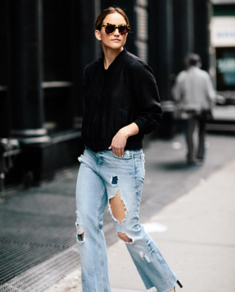 HOLEY INVESTED—22 Torn Denim Looks Tearing Up Spring Wardrobes