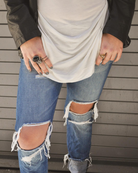 HOLEY INVESTED—22 Torn Denim Looks Tearing Up Spring Wardrobes