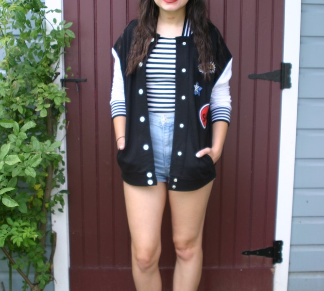 STYLE GURU STYLE: Stripes, Red and Bomber Jacket 1