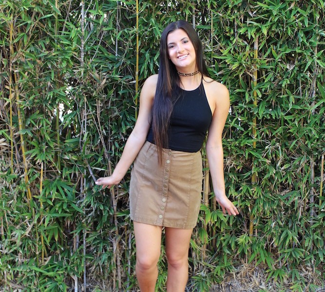 ALL IN THE DETAILS: Chokers And Button-Up Skirts 1