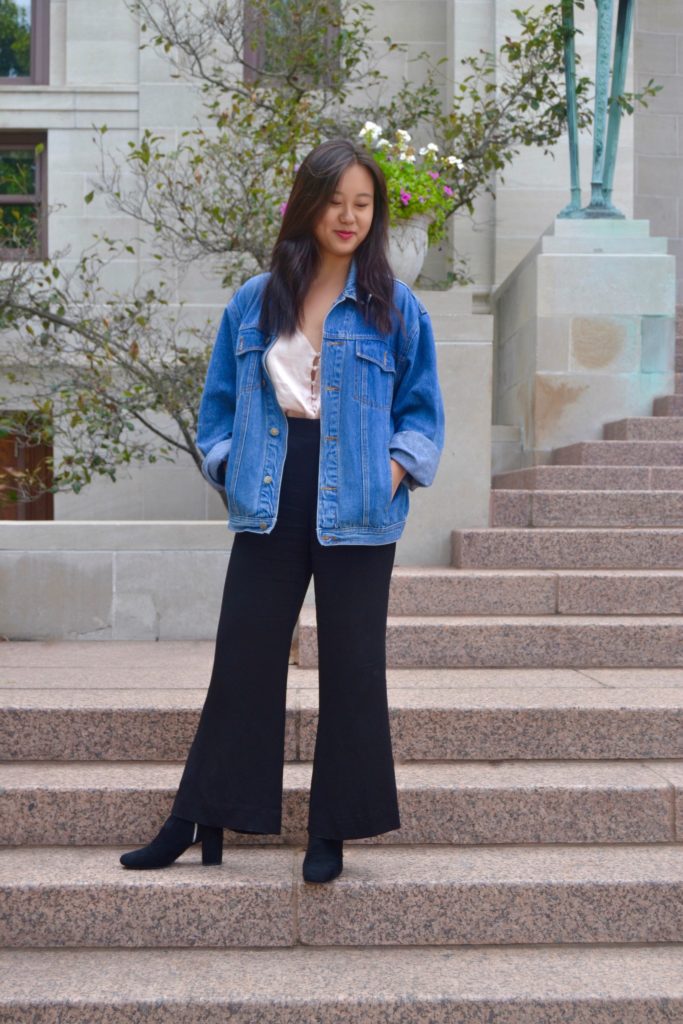 STYLE ADVICE OF THE WEEK: Denim and Silk