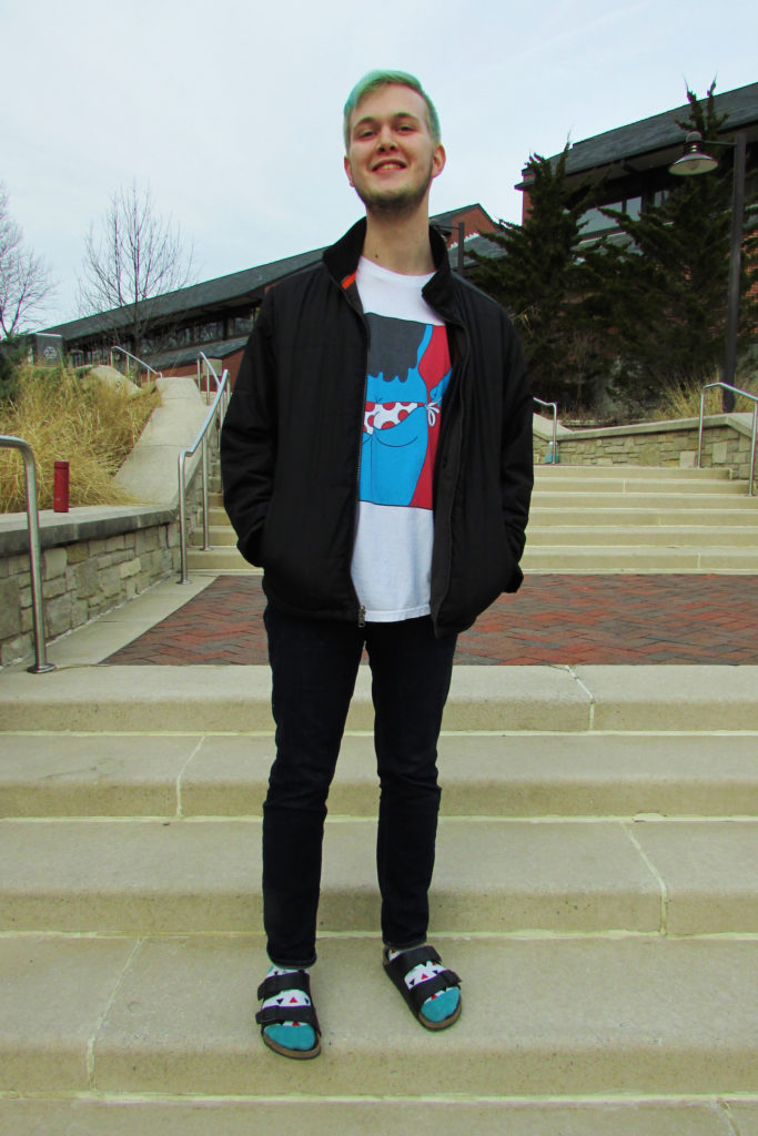 ALL IN THE DETAILS: Funky Socks and Graphic Shirts