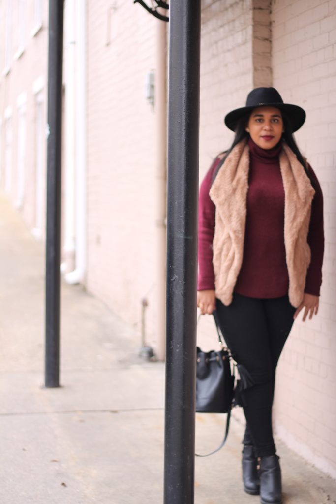 STYLE GURU STYLE: Color Blocking with Faux Fur and Turtlenecks