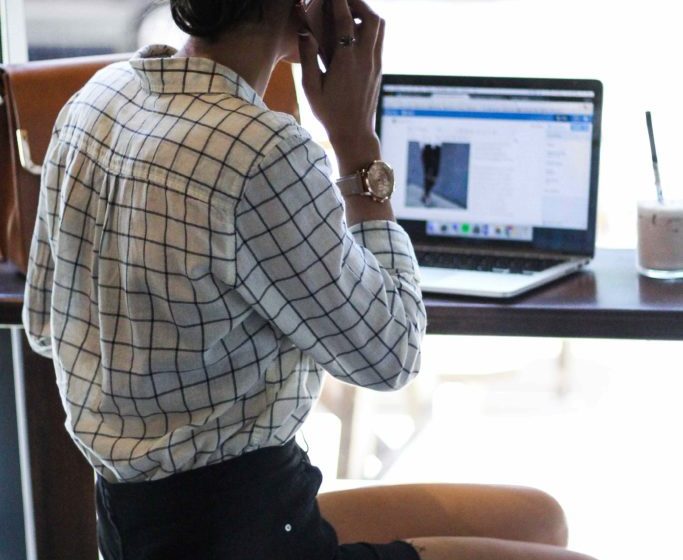 Writing blog posts on a Macbook