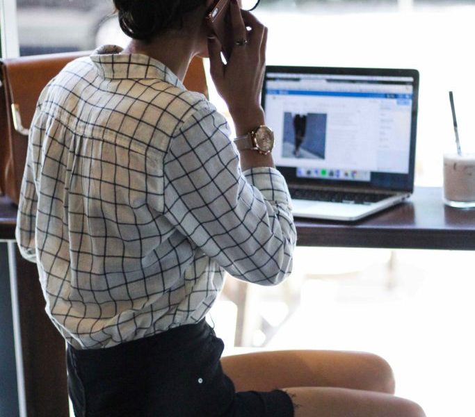 Writing blog posts on a Macbook