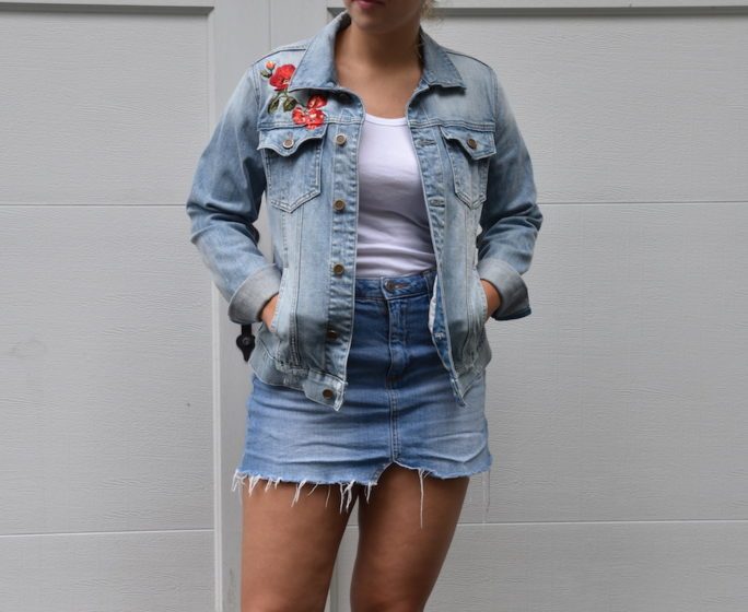 Full body denim look
