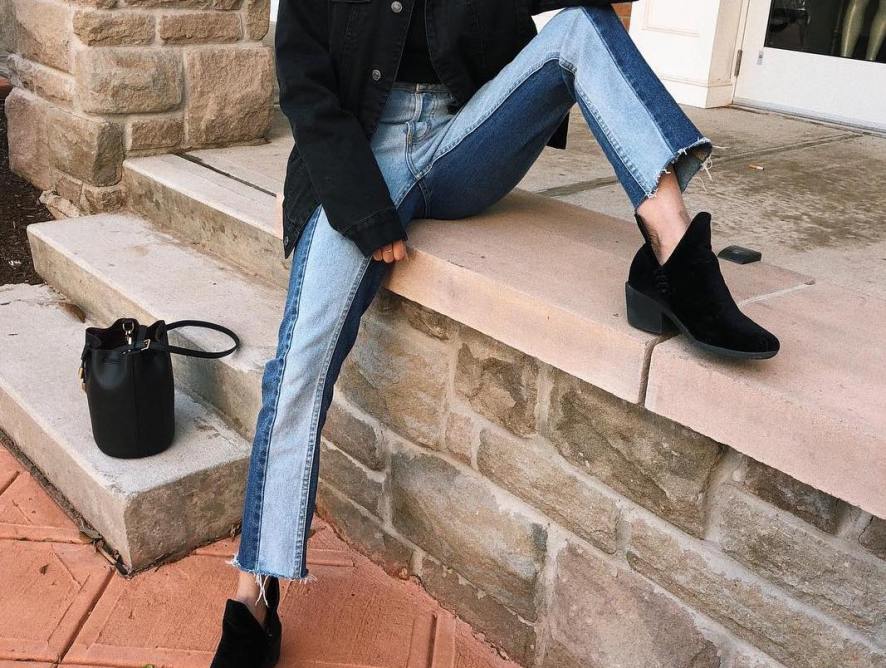 how to wear booties with jeans