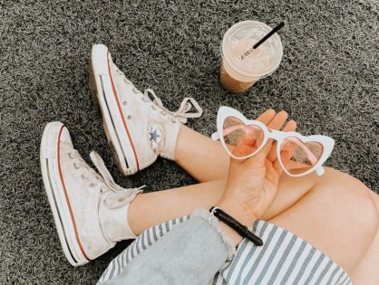 white converse dress outfit