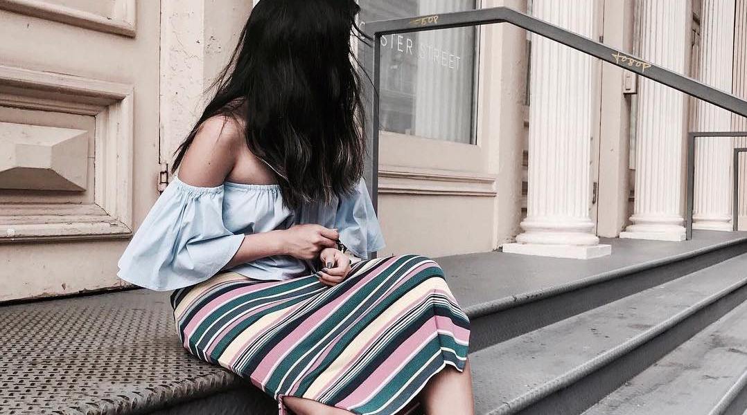 These 6 Outfits Will Convince You to Bring Pastels Back Into Your Life 1 Pastel Skirt and Top