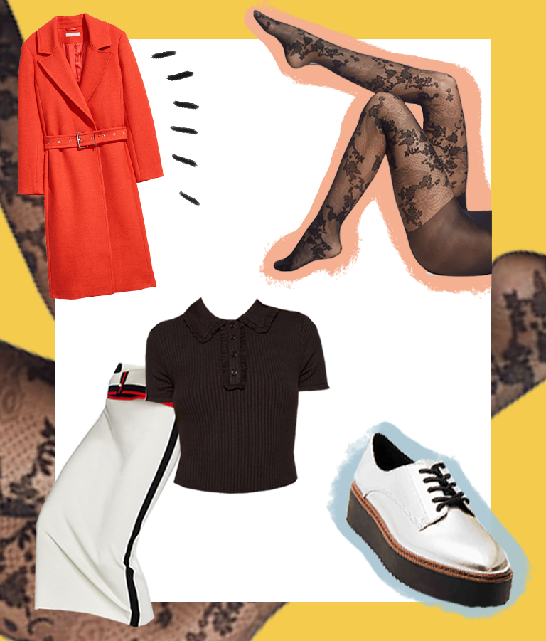 If Black Tights Bore You, Try These 5 Outfits Instead 12 Floral Tights