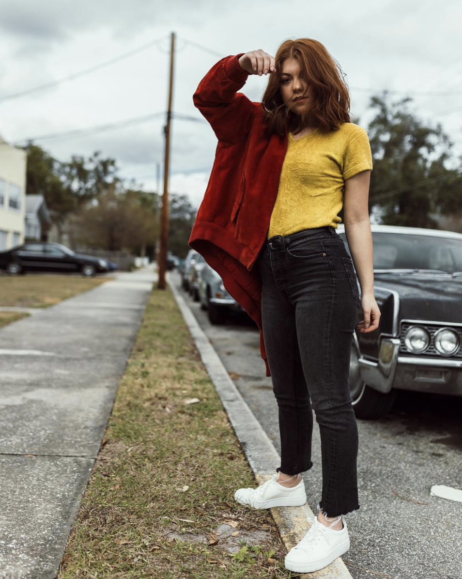 Jeans and T-shirt Lazy Day Outfit