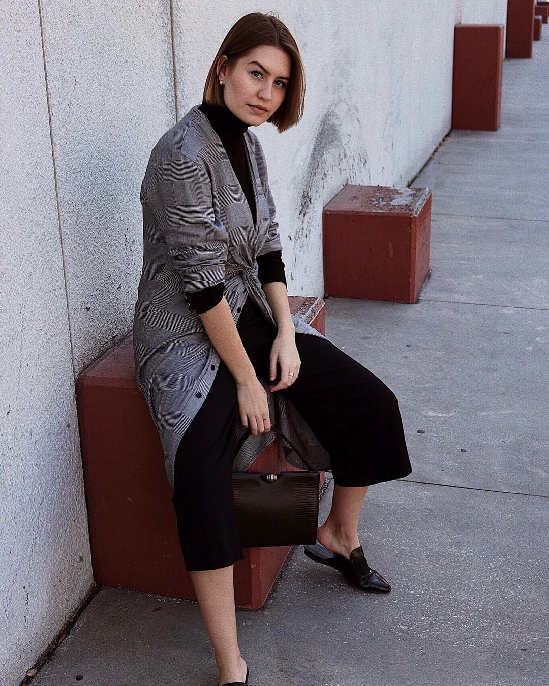 Dress Over Pants Business Casual Outfit