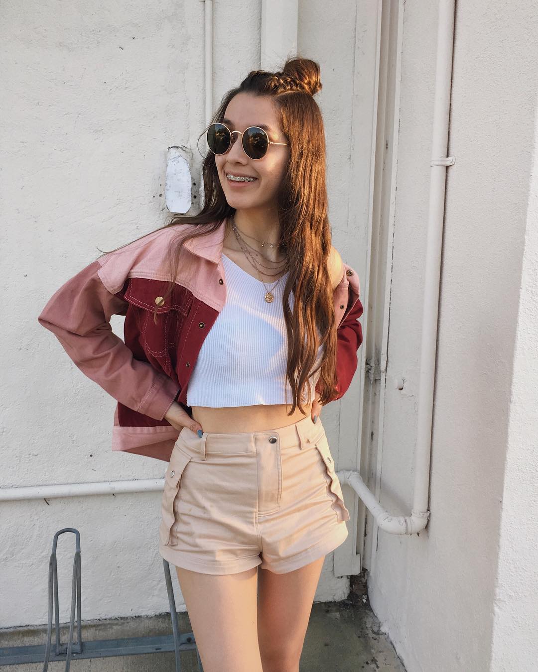 Give Your Hair a Break with These 8 Heat-Free Hairstyles 4 Half-Up Top Knot Hairstyle Without Heat