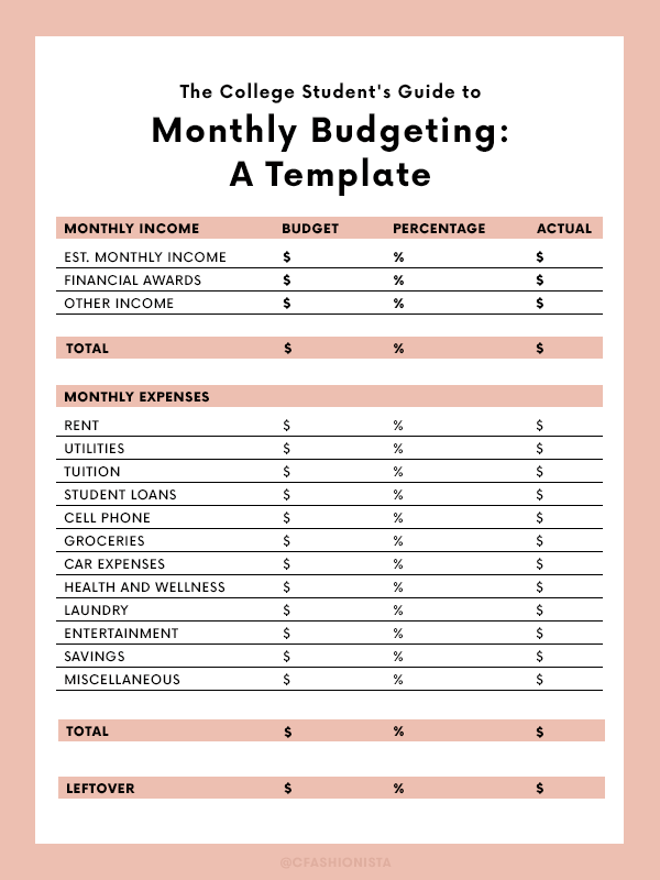 It’s Time to Start Budgeting, New College Students—Here’s Your 6-Step Plan 4 How to Organize Your Finances
