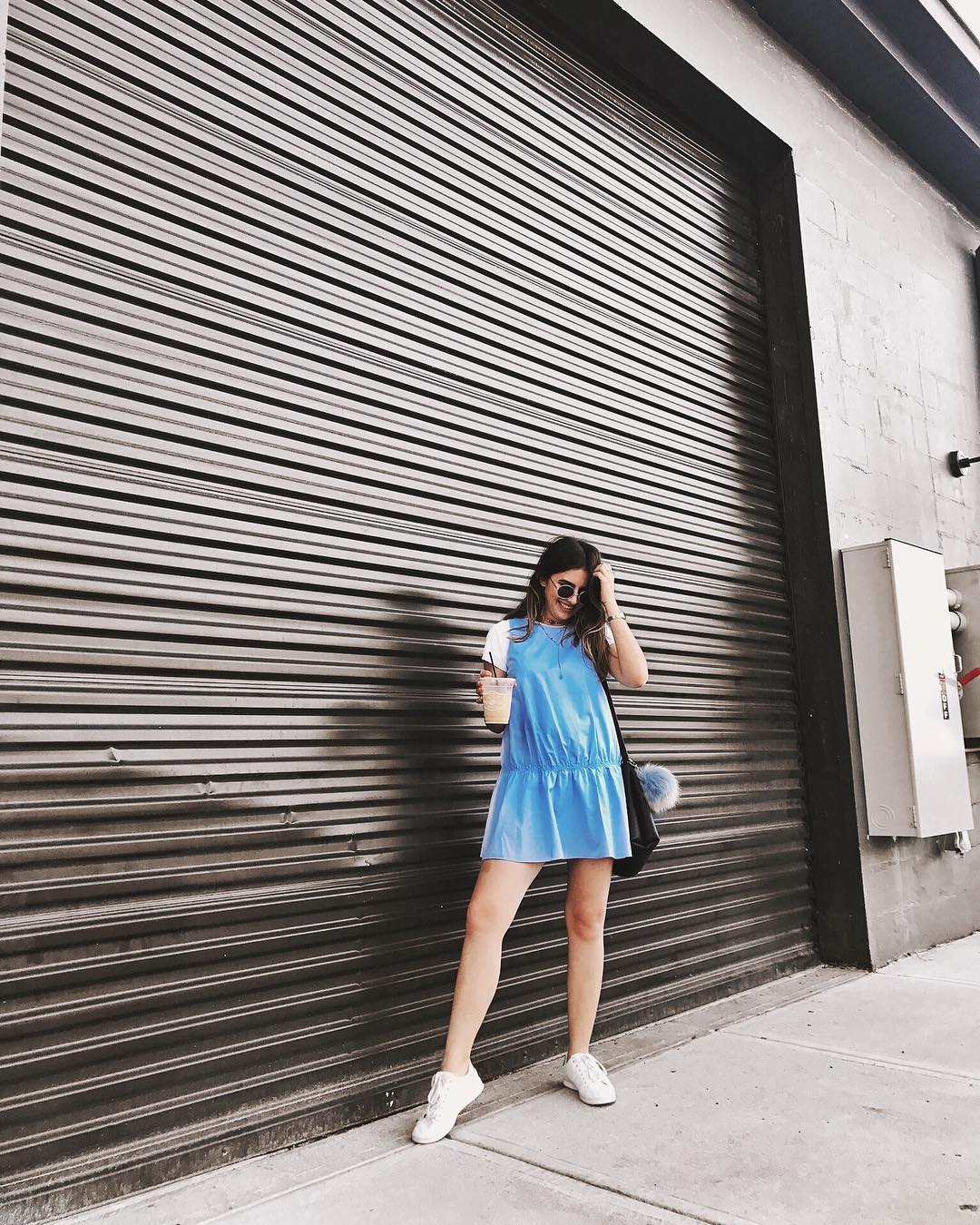 First Day of School Outfits That Don't Try Too Hard 3 Summery blue dress