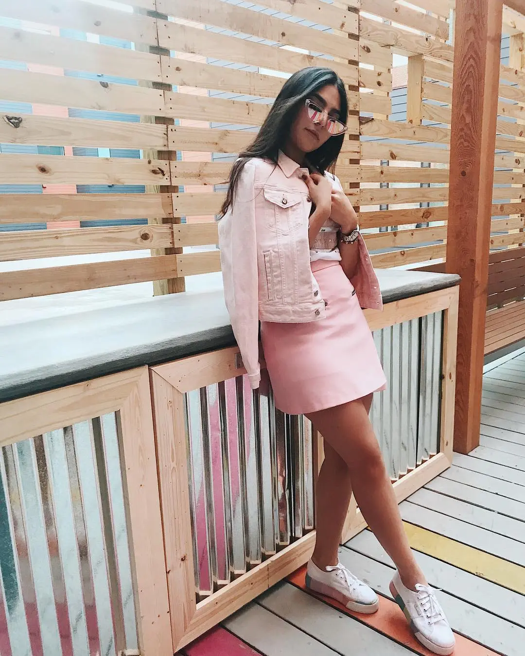Millennial Pink Back to School Outfit