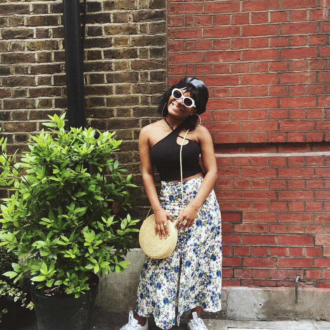 First Day of School Outfits That Don't Try Too Hard 8 floral skirt look
