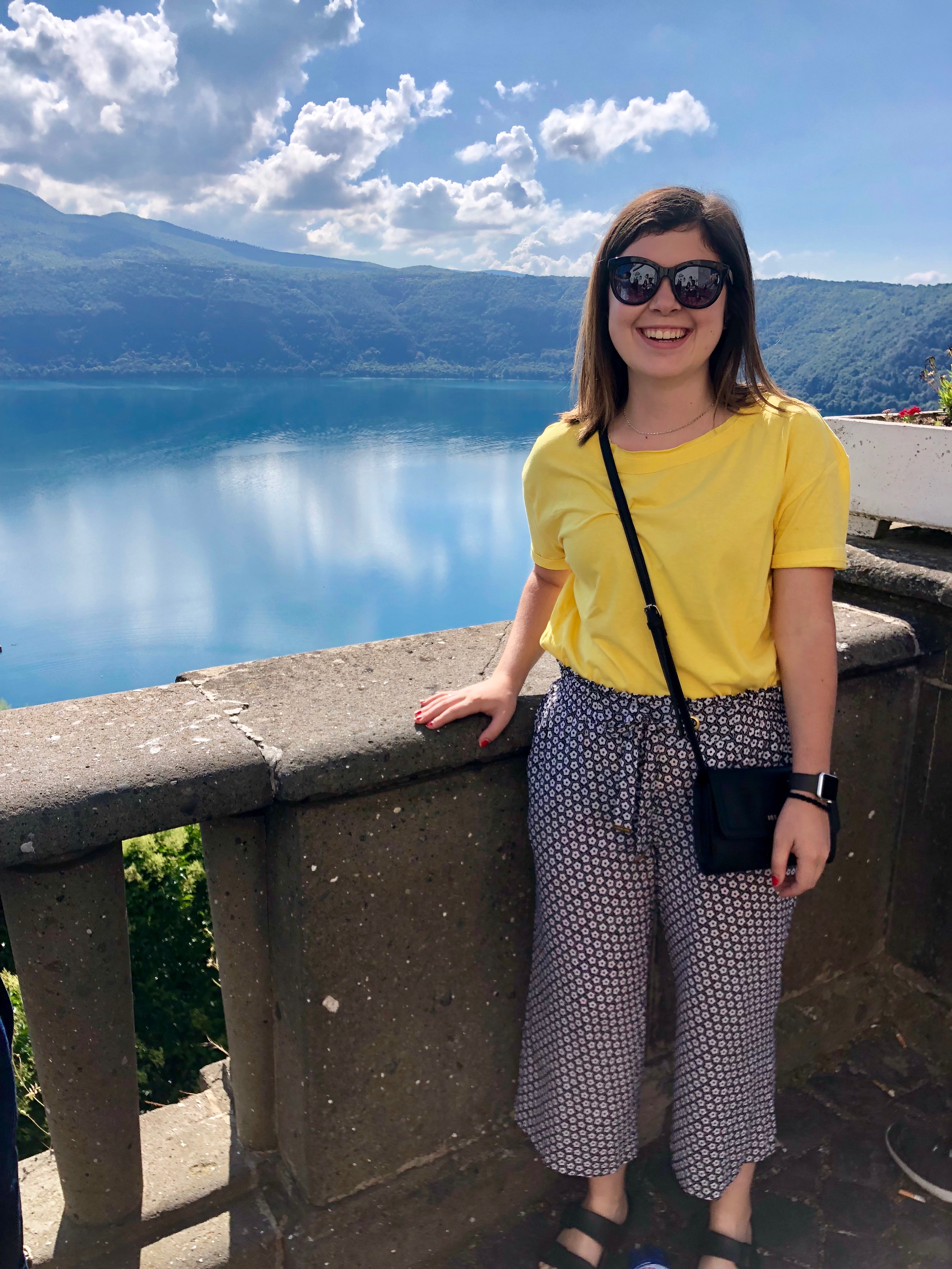 Here's What 6 Community Members Are Wearing Abroad In Italy 8 Printed Pants Italian Study Abroad Outfit