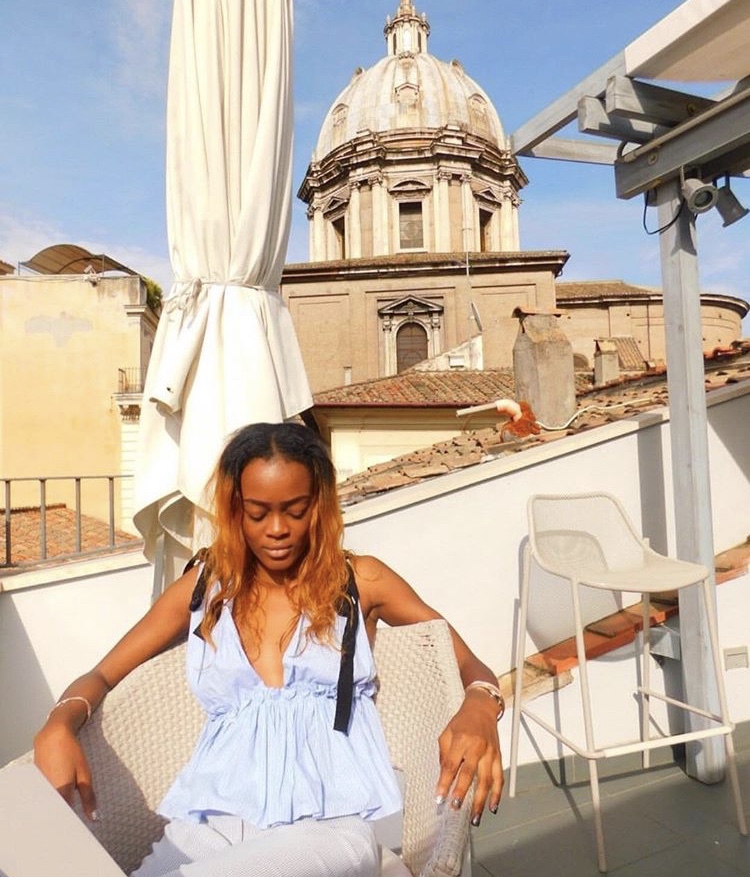 Here's What 6 Community Members Are Wearing Abroad In Italy 7 Mixed Print Italian Study Abroad Outfit