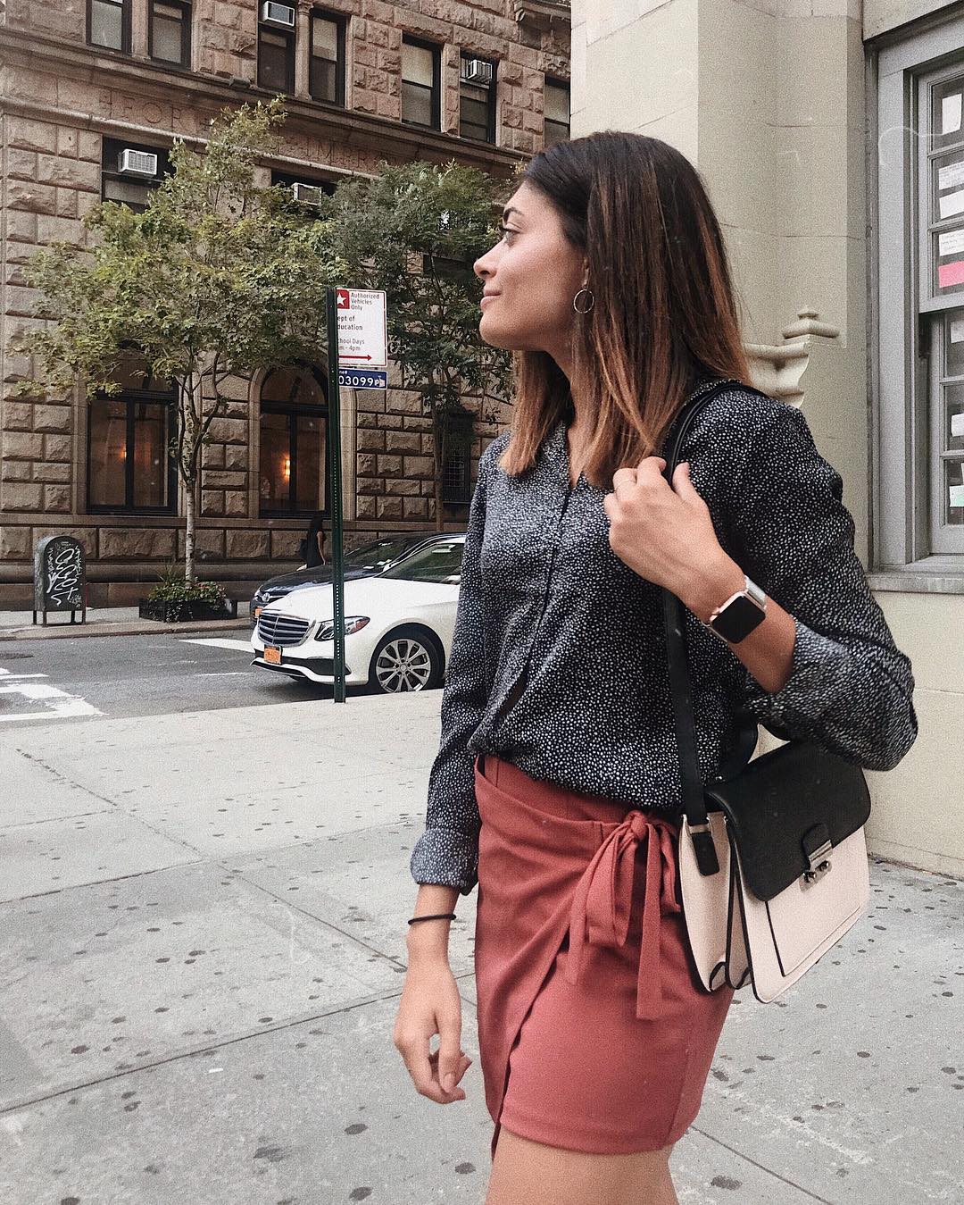 10 Fall Skirt Outfits We'll Definitely Be Copying This Season 11 Fall Skirt Outfits Business Casual