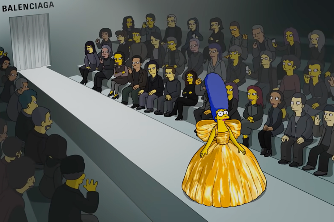 marge simpson date night dress Marge Simpson finally gets a new dress, thanks to 'Project Runway'
