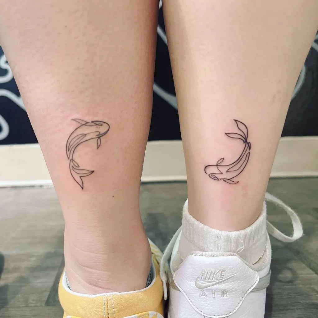 TATTOOSORG  Matching Koi Fish Tattoos