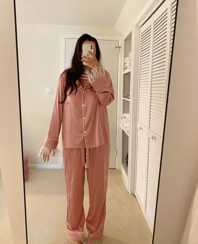 How To DIY Trending Feather Pajamas 11