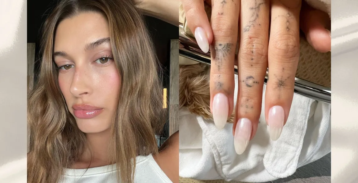 Get the Look: Hailey Bieber's Iridescent Manicure 1