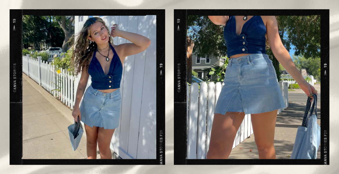 How to Upcycle 1 Pair of Jeans 3 Different Ways 1