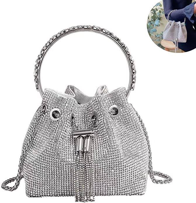 Mulian LilY Black Glitter Clutch Purse For Women Sparkly evening bags Prom  Party Handbag M265: Handbags: Amazon.com