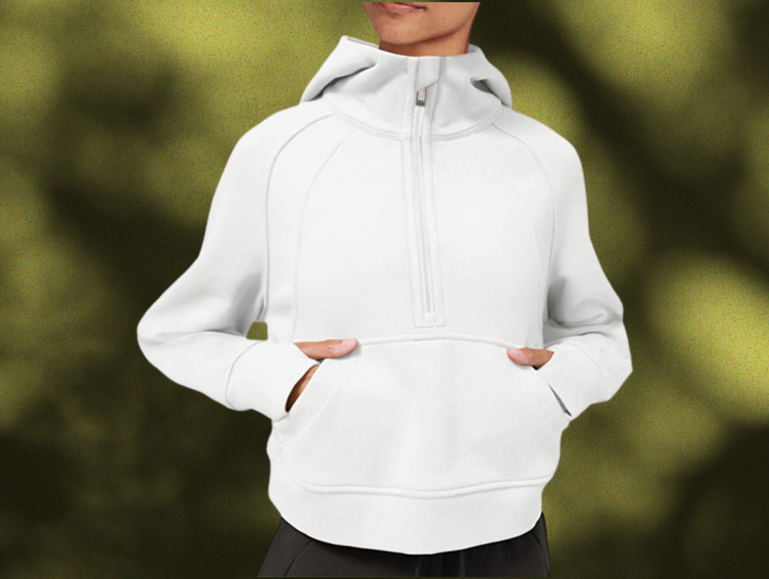 YOGALICIOUS Half Zip Scuba Sweatshirt