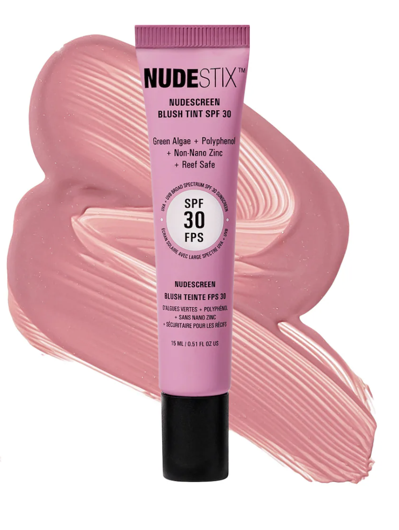 spf makeup products, blush with spf